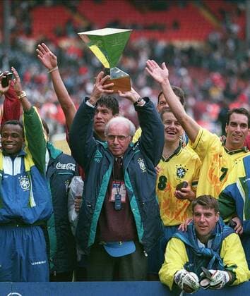 Mario Zagallo & Brazil Team England V Brazil Umbro Cup England V Brazil Umbro Cup  Copyright: MaryxEvansxAllstarxMichaelxMayhew 12144456 editorial use only