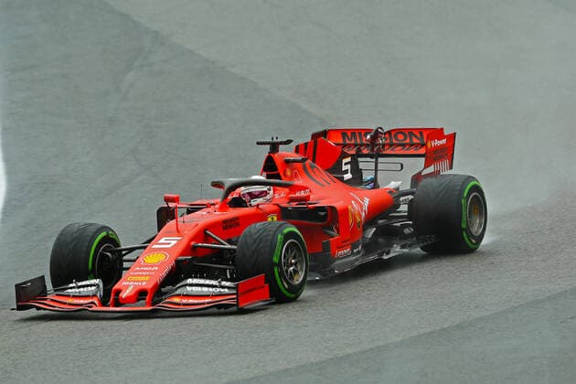 15th November 2019; Autodromo Jose Carlos Pace, Sao Paulo, Brazil; Formula One Brazil Grand Prix, Practice Day; Sebastian Vettel (GER) Scuderia Ferrari SF90 - Editorial Use  ActionPlus12188215 HeulerxAndrey