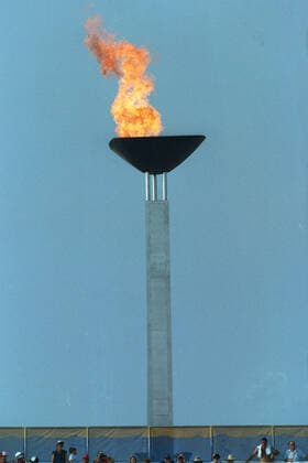 Olympic Flame Barcelona 13 December 1992  Copyright: MaryxEvansxAllstarxStewartxKendall 12147547