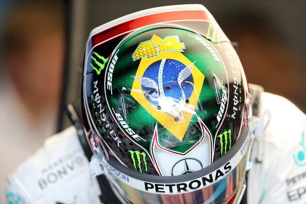 FORMULA 1 HEINEKEN GRANDE PRÃäMIO DO BRASIL 2019 15.11.2019, Autodromo Jose Carlos Pace, Interlagos, FORMULA 1 HEINEKEN GRANDE PRÃäMIO DO BRASIL 2019 , im Bild Lewis Hamilton (GB 44), Mercedes-AMG Petronas Motorsport