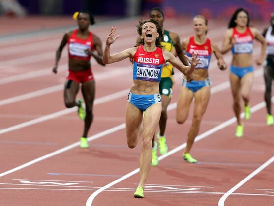 Mariya Savinova Russia London 2012 Olympic Games, Olympische Spiele, Olympia, OS Womens 800m Final Stratford, London, England 11 August 2012  Copyright: MaryxEvansxAllstarxPaulxMcfegan 12160142