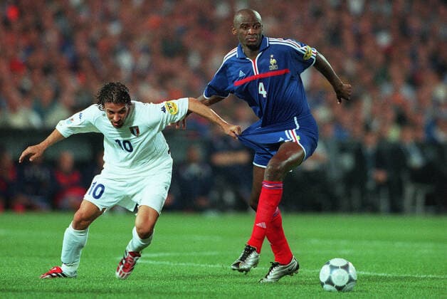 Fußball, EM Finale 2000 in Rotterdam, Frankreich - Italien 2-1 n.V. Del Piero & Patrick Vieira France V Italy France V Italy Euro 2000 Final  Copyright: AllstarxPicturexLibrary 12178258 editorial use only