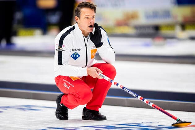 191116 Thomas Ulsrud of Norway during the European Curling Championship on November 16, 2019 in Helsingborg. Photo: Mathilda Ahlberg BILDBYRAN Cop 178 bbeng curling dam vm norway norge European Championship, EM, Europameisterschaft *** 191116 Thomas Ulsrud of Norway during the European Curling Championship on November 16, 2019 in Helsingborg Photo Mathilda Ahlberg BILDBYRAN Cop 178 bbeng curling dam vm norway norge european championship,  Copyright: MATHILDAxAHLBERG BB191116BB170