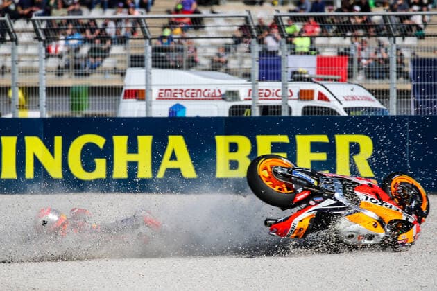 Bilder des Jahres 2019, Sport 11 November Sport Themen der Woche KW46 Sport Bilder des Tages MOTORSPORTS - MotoGP, GP of Valencia VALENCIA,SPAIN,16.NOV.19 - MOTORSPORTS, MOTORBIKE - MotoGP, Grand Prix de la Comunitat Valenciana, Circuit Ricardo Tormo, training and qualification. Image shows Marc Marquez (ESP Honda). GEPAxpictures xMaticxKlansek