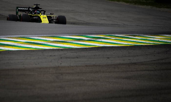 Treino classificatório GP Brasil F1 2019 SÃO PAULO, SP - 16.11.2019: TREINO CLASSIFICATÓRIO GP BRASIL F1 2019 - It will happen on Saturday (16), the qualifying training for GP Brazil Formula 1 2019, at the Interlagos racetrack, south of São Paulo. . In the photo, the driver, Daniel Ricciardo of Renault. (Photo: Aloisio Mauricio Fotoarena) x1832203x  AloisioxMauricio