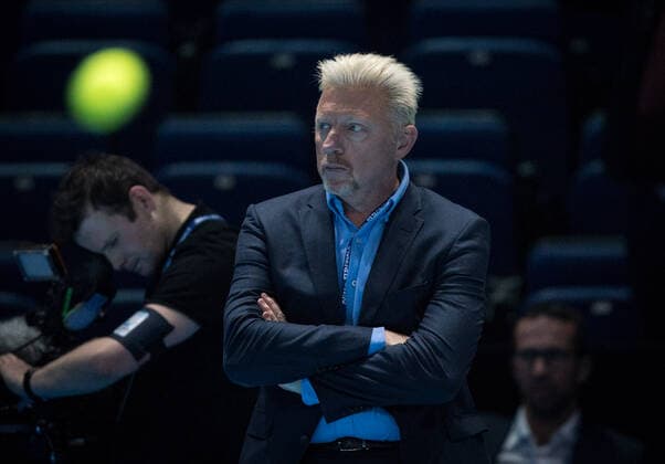 BORIS BECKER of Germany during Zverev practice session during the Nitto ATP, Tennis Herren Finals Tennis London Day 6 at the O2, London, England on 15 November 2019. Copyright: xAndyxRowlandx PMI-3201-0034