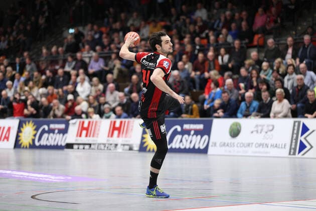Peter Strosack (TuS N-Luebbecke 14) GER, Handball, 2. Bundesliga, TuS N-Luebbecke gegen VfL Luebeck-Schwartau, 16.11.2019 Luebbecke Copyright: xEibner-Pressefotox xJanxStrohdiekx EP_JSK