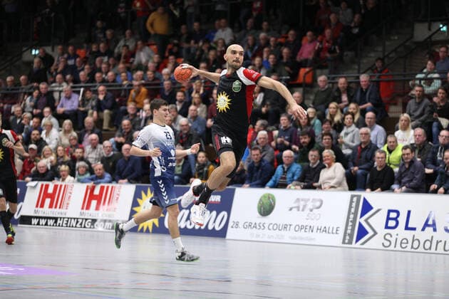 Marko Bagaric (TuS N-Luebbecke 13) GER, Handball, 2. Bundesliga, TuS N-Luebbecke gegen VfL Luebeck-Schwartau, 16.11.2019 Luebbecke Copyright: xEibner-Pressefotox xJanxStrohdiekx EP_JSK