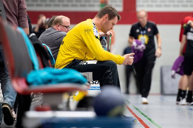 Lübbecke, Deutschland 16.11.2019: 2. Handball-Bundesliga - 2019 2020 - TuS-N-Lübbecke vs. VfL Lübeck-Schwartau Dennis Klockmann (Lübeck) Lübbecke Nordrhein-Westfalen Deutschland Merkur Arena