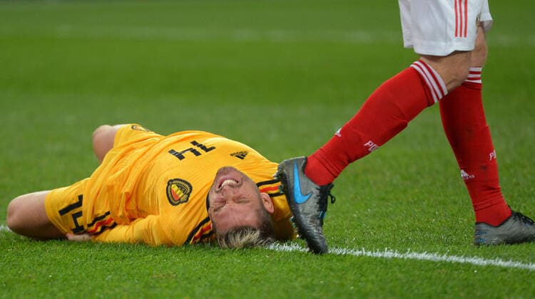 Russia, St. Petersburg, November 16, 2019. Belgian national team, Nationalteam player Dris Mertens in the qualifying match of the 2020 European Football Championship between the national teams of Russia and Belgium.