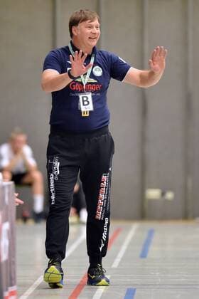 Aleksandar Knezevic (Trainer Frisch Auf Goeppingen) ,GER, HSG Bad Wildungen Vipers - Frisch Auf Goeppingen, Handball, 1. Bundesliga Frauen, 16.11.2019, GER, HSG Bad Wildungen Vipers - Frisch Auf Goeppingen, Handball, 1. Liga Frauen, 16.11.2019 Bad Wildungen Copyright: xRolandxSippelx xEibner-pressefotox