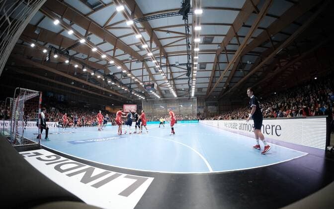 17.11.2019 xkhx Kassel Men s EHF Cup 2019 20, 3. Qualifikationsrunde: MT Melsungen Olympiacos SFP (GRE), Blick in die Rothenbach-Halle