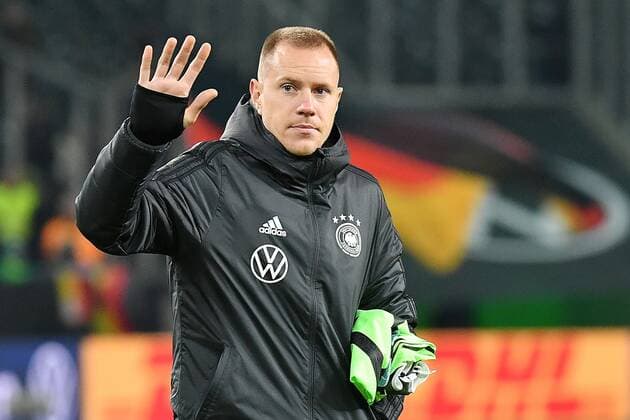 Sport Themen der Woche KW46 Moenchengladbach, Borussia Park, 16.11.19, European Qualifiers: Deutschland - Weissrussland Torwart Marc-Andre ter Stegen (Deutschland) European Qualifiers: Deutschland - Weissrussland Moenchengladbach Copyright: xEibner-Pressefotox EP_eer