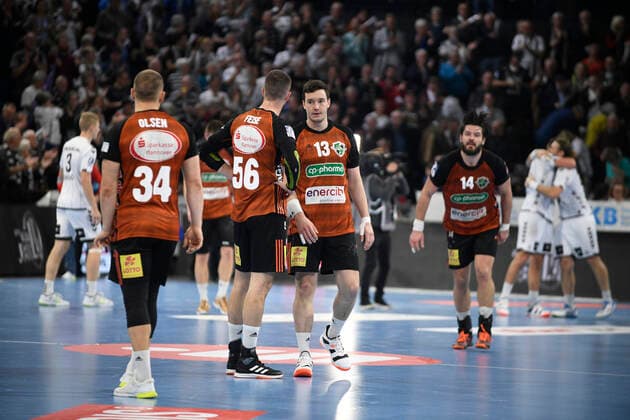 Frust bei Hannover-Burgdorf, Handball-Bundesliga, Liqui-Moly-HBL, Männer, 13. Spieltag, TSV Hannover-Burgdorf), 17.11.19 Kiel Sparkassen Arena Schleswig-Holstein Germany