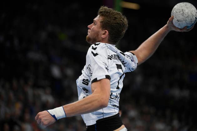 Magnus Landin Jacobsen (THW Kiel), Handball-Bundesliga, Liqui-Moly-HBL, Männer, 13. Spieltag, TSV Hannover-Burgdorf), 17.11.19 Kiel Sparkassen Arena Schleswig-Holstein Germany