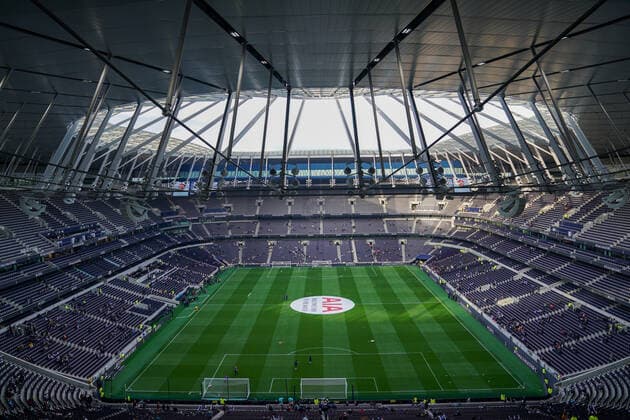 LONDON, ENGLAND - NOVEMBER 17: General view of the Tottenham Hotspur stadium inside ahead of the Barclay s FA Women s Super League football match between Tottenham vs Arsenal at Tottenham Hotspur Stadium on November 17, 2019 in London, England (Photo by Daniela Porcelli SPP) Tottenham Hotspur vs Arsenal - Barclay s FA Women s Super League 