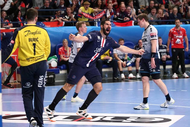 Nikola Karabatic (Paris Saint-Germain) HANDBALL : Paris Saint-Germain HB vs SG Flensburg-Handewitt - VELUX EHF Champions League - 8eme journee - 17 11 2019 KevinDomas Panoramic 
