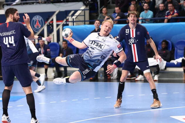 Anders Zachariassen (SG Flensburg-Handewitt) HANDBALL : Paris Saint-Germain HB vs SG Flensburg-Handewitt - VELUX EHF Champions League - 8eme journee - 17 11 2019 KevinDomas Panoramic 