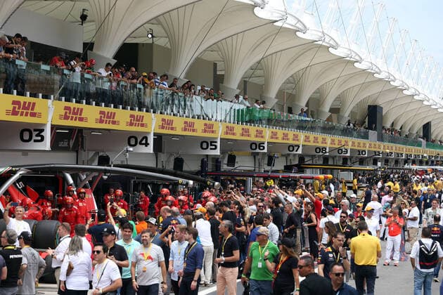 Photo4 LaPresse 17 11 2019 Sao Paulo, Brazil Grand Prix Formula One Brazil 2019 In the pic: Atmosphere, pit lane  Copyright: xPhoto4 LaPressex
