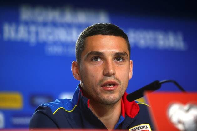 Romania s midfielder Nicolae Stanciu attends a presser in Madrid, Spain, 17 November 2019, on the eve of a UEFA EURO, EM, Europameisterschaft,Fussball 2020 qualifying group F match between Spain and Romania at the Wanda Metropolitano stadium in Madrid. Romania s presser !ACHTUNG: NUR REDAKTIONELLE NUTZUNG!  Copyright: xRodrigoxJiménezx GRAF581 20191117-637096104292128943