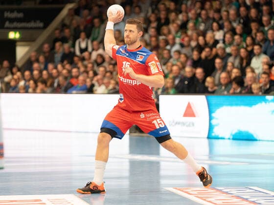 Martin Strobel (HBW Balingen-Weilstetten 15), Frisch Auf Göppingen vs. HBW Balingen-Weilstetten, 1. Bundesliga, Handball, Herren, 17.11.2019 Frisch Auf Göppingen vs. HBW Balingen-Weilstetten, 1. Bundesliga, Handball, Herren, 17.11.2019 Göppingen Copyright: xEibner-Pressefotox EP_mst