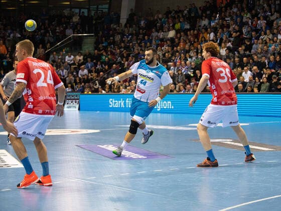 TVB Stuttgart 44Zarko Pesevski TVBStuttgart vs. BergischerHC, Handball, 1.Bundesliga, 2019 2020 17.11.2019 Stuttgart Copyright: xEibner-Pressefoto RogerxBuerkex EP_RBE