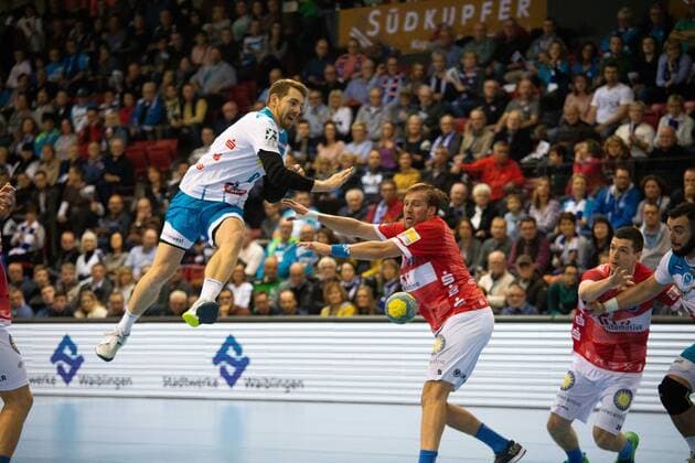 TVB Stuttgart 8Rudolf Faluveski, Bergischer HC 5Max Darij TVBStuttgart vs. BergischerHC, Handball, 1.Bundesliga, 2019 2020 17.11.2019 Stuttgart Copyright: xEibner-Pressefoto RogerxBuerkex EP_RBE