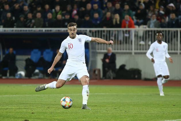 Kosovo v England UEFA EURO, EM, Europameisterschaft,Fussball 2020 Qualifiers Harry Winks of England scores his sides 1st goal during the UEFA Euro 2020 Qualifiers match at Fadil Vokrri Stadium, Prishtina Content Not Available For UK Newspapers Copyright: xPaulxChestertonx FIL-13875-0018