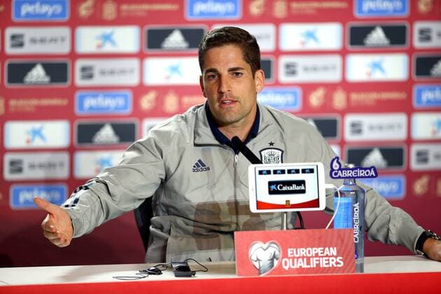 Spain s head coach Robert Moreno attends a presser at Las Rozas sports complex in Madrid, Spain, 17 November 2019, on the eve of a UEFA EURO, EM, Europameisterschaft,Fussball 2020 qualifying group F match between Spain and Romania at the Wanda Metropolitano stadium in Madrid. Spain s presser !ACHTUNG: NUR REDAKTIONELLE NUTZUNG!  Copyright: xRodrigoxJiménezx GRAF655 20191117-637096151790708722