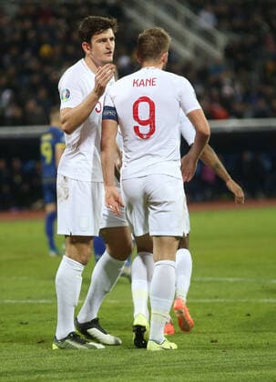 Kosovo v England UEFA EURO, EM, Europameisterschaft,Fussball 2020 Qualifiers Harry Kane of England celebrates scoring his sides 2nd goal during the UEFA Euro 2020 Qualifiers match at Fadil Vokrri Stadium, Prishtina Content Not Available For UK Newspapers Copyright: xPaulxChestertonx FIL-13875-0049