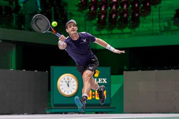 MADRID, SPAIN - NOVEMBER 16: Andy Murray of Great Britain during a training session of Davis Cup by Rakuten Madrid Finals 2019 at Caja Magica on November 16, 2019 in Madrid, Spain. (Photo by Mateo Villalba Kosmos Tennis) Cordon Press