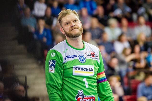 Bitter, Johannes (TVB Stuttgart 1) beim Spiel in der Handball Bundesliga, TVB 1898 Stuttgart - Bergischer HC. Stuttgart. 17.11.19 Handball 13. Spieltag , Stuttgart Baden Wuerttemberg Deutschland