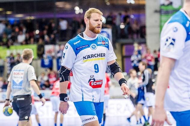 Spaeth, Manuel (TVB Stuttgart 9) beim Spiel in der Handball Bundesliga, TVB 1898 Stuttgart - Bergischer HC. Stuttgart. 17.11.19 Handball 13. Spieltag , Stuttgart Baden Wuerttemberg Deutschland