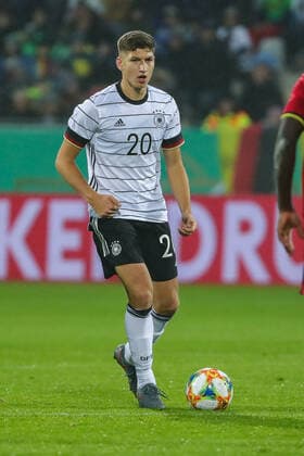 Fussball U21, U 21 Junioren EM-Qualifikation - 2019 - Deutschland vs. Belgien - 17-11-2019 Vitaly Janelt (Deutschland U21 20), beim U21-Junioren EM-Qualifikation Fussballspiel zwischen Deutschland und Belgien, am Sonntag, den 17. November 2019 Schwarzwald-Stadion in Freiburg (Deutschland). Copyright: xBEAUTIFULxSPORTS G.xHubbsx