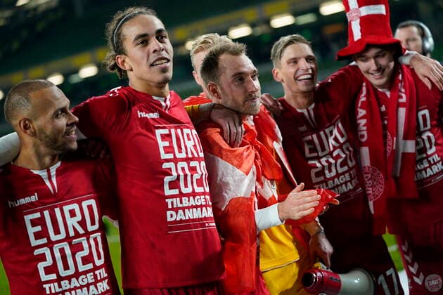 Bilder des Jahres 2019, Sport 11 November Sport Bilder des Tages EM kvalifikationskamp mellem Irland-Danmark paa Aviva Stadium i Dublin, mandag den 18. november 2019. , Dublin Denmark *** European Championship, EM, Europameisterschaft qualifying match between Ireland Denmark at Aviva Stadium in Dublin, Monday 18 November 2019, Dublin Denmark,  Copyright: LiselottexSabroex COP101 spdk20191118-231519-L imago ist zur Vergabe einer einfachen Nutzungslizenz zum Zeitpunkt der Bereitstellung berechtigt. Persönlichkeits- und Markenrechte sowie Bestimmungen des Urheberrechts bzgl. abgebildeter Werke sind zu beachten. Kommerzielle Nutzung in Eigenverantwortung., *** EM kvalifikationskamp mellem Ireland Danmark paa Aviva Stadium i Dublin, mandag the 18 november 2019, Dublin Denmark European Championship qualifying match between Ireland Denmark at Aviva Stadium in Dublin, Monday 18 November 2019, Dublin Denmark,  Copyright LiselottexSabroex COP101 spdk20191118 231519 L imago is authorized to grant a simple user license at the time of provision of the license. Personal and trademark rights as well as copyright regulations regarding illustrated works are to be observed. Commercial use in own responsibility,,  Copyright: imagoximages RitzauxScanpix LiselottexSabroexviaxwww.imago-images.dex imago images 95089987