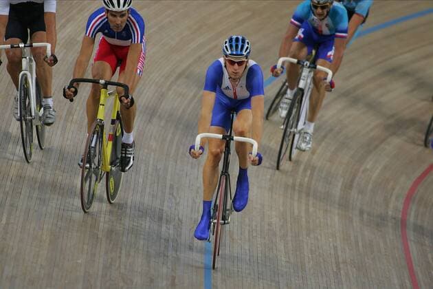 PARIS 2024, OLYMPIC LEGENDS: Bradley Wiggins Bradley Wiggins Madison Final Madison Final Olympic Velodrome, Athens, Greece 25 August 2004  Copyright: MaryxEvansxAllstarxPaulxMcFegan 12416786