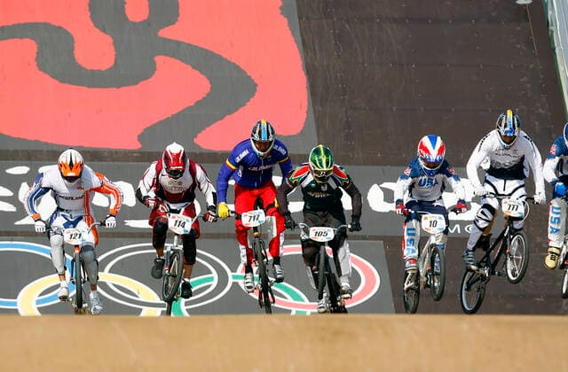 Olympia, Historie, Rückblick auf die Sommerspiele 2008 in Peking Mens Bmx Bmx Arena  Copyright: MaryxEvansxAllstarxPaulxMcFegan 12420088