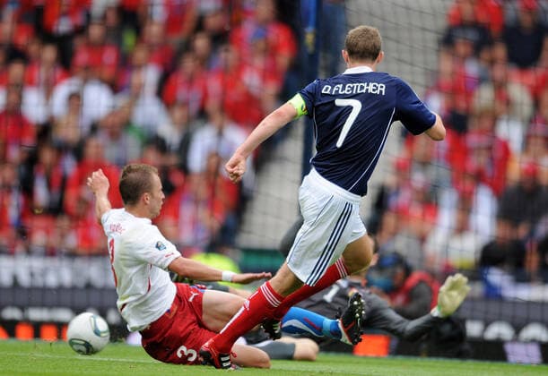 Michal Kadlec, Darren Fletcher Scores Past Jan Lastuvka Scotland V Czech Republic Scotland V Czech Republic Hampden Park, Glasgow, Scotland 03 September 2011  Copyright: MaryxEvansxAllstarxMichalxMayhew 12526592 editorial use only
