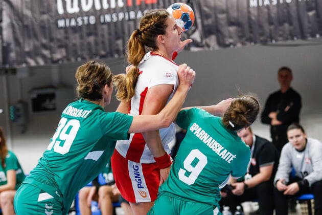 22.11.2019 Lublin Pilka reczna Reprezentacja Polski Kobiet Miedzypanstwowy Turniej 450-lecia Unii Lubelskiej Polska - Litwa N z Karolina Kudlacz-Gloc Foto Adam Starszynski PressFocus 22.11.2019 Lublin Handball Polish Women national team, Nationalteam International Tournament 450th Anniversary of Lublin Union Poland - Lithuania Karolina Kudlacz-Gloc Credit Adam Starszynski PressFocus NEWSPIX.PL --- Newspix.pl  20191122PF_AS197