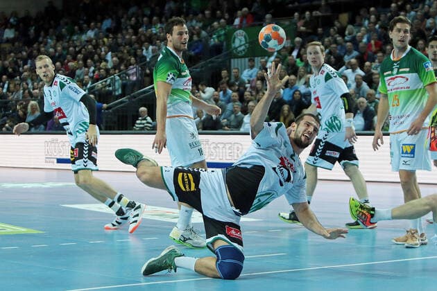 23.11.2019, xovx, Handball Bundesliga, HSG Wetzlar - TSV GWD Minden emspor, Angriff Minden, v.l. Christoffer Rambo (GWD Minden), Nils Torbruegge (HSG Wetzlar), Lucas Meister (GWD Minden), Magnus Gullerud (GWD Minden), Olle Forsell Schefvert (HSG Wetzlar), Aktion . (DFL DFB REGULATIONS PROHIBIT ANY USE OF PHOTOGRAPHS as IMAGE SEQUENCES and or QUASI-VIDEO) Wetzlar