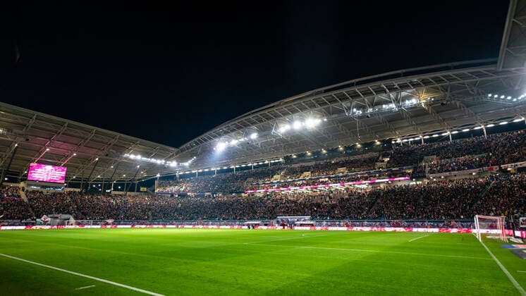 RedBull Arena waehrend der Saison 2019-2020 in der 1. Fussball Bundesliga (Herren) zwischen RB Leipzig und 1. FC Köln in der Red Bull Arena am 23. November 2019 in Leipzig, Sachsen (Saxony), Deutschland (Germany) (DFL REGULATIONS PROHIBIT ANY USE OF PHOTOGRAPHS AS IMAGE SEQUENCES AND OR QUASI-VIDEO)