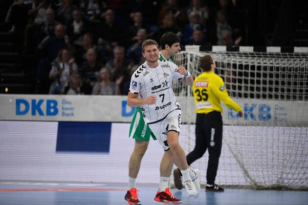 Magnus Landin Jacobsen (THW Kiel, 7), Handball-Bundesliga, Liqui-Moly-HBL, Männer, 14. Spieltag, THW Kiel vs SC DHfK Leipzig, 24.11.19 Kiel Sparkassen Arena Schleswig-Holstein Germany