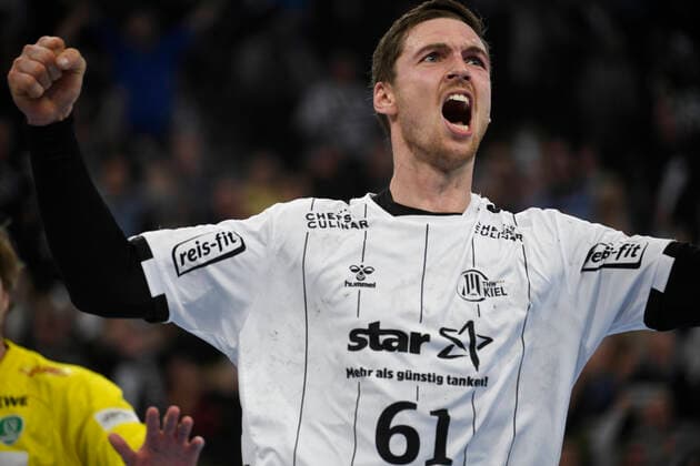 Hendrik Pekeler (THW Kiel, 61), Handball-Bundesliga, Liqui-Moly-HBL, Männer, 14. Spieltag, THW Kiel vs SC DHfK Leipzig, 24.11.19 Kiel Sparkassen Arena Schleswig-Holstein Germany