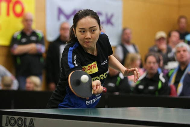 despor 24.11.2019 Tischennis 1.Bundesliga Damen TSV 1909 Langstadt-ttc berlin eastside emspor, emonline, oespor, v.l., Cheng Hsien Tzu (TSV Langstadt Tischtennis Damen 1.Bundesliga) Foto: Joaquim Ferreira *** despor 24 11 2019 Tables 1 Bundesliga Women TSV 1909 Langstadt ttc berlin eastside emspor, emonline, oespor, v l , Cheng Hsien Tzu TSV Langstadt Table tennis Women 1 Bundesliga Photo Joaquim Ferreira Copyright: JoaquimxFerreira