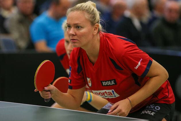 despor 24.11.2019 Tischennis 1.Bundesliga Damen TSV 1909 Langstadt-ttc berlin eastside emspor, emonline, oespor, v.l., Georgina Pota (ttc eastside berlin e.V.), Matilda Ekholm (ttc eastside berlin e.V.) Foto: Joaquim Ferreira *** despor 24 11 2019 Tables 1 Bundesliga Women TSV 1909 Langstadt ttc berlin eastside emspor, emonline, oespor, v l , Georgina Pota ttc eastside berlin e V , Matilda Ekholm ttc eastside berlin e V Photo Joaquim Ferreira Copyright: JoaquimxFerreira