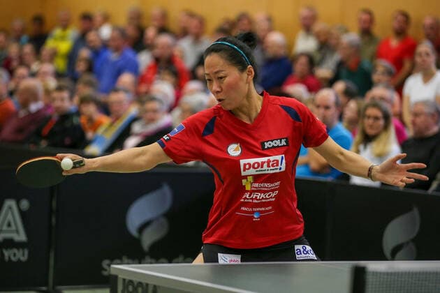 despor 24.11.2019 Tischennis 1.Bundesliga Damen TSV 1909 Langstadt-ttc berlin eastside emspor, emonline, oespor, v.l., Yu Fu (ttc eastside berlin e.V.) Foto: Joaquim Ferreira *** despor 24 11 2019 Tables 1 Bundesliga Women TSV 1909 Langstadt ttc berlin eastside emspor, emonline, oespor, v l , Yu Fu ttc eastside berlin e V Photo Joaquim Ferreira Copyright: JoaquimxFerreira