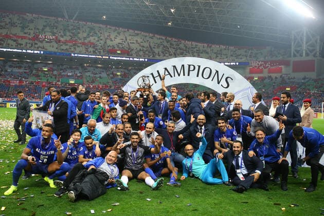 Al Hilal team group, Mannschaftsbild, Totale NOVEMBER 24, 2019 - Football Soccer : AFC Champions League 2019 Award Ceremony at Saitama Stadium 2002, Saitama, Japan. Noxthirdxpartyxsales  (117231735)