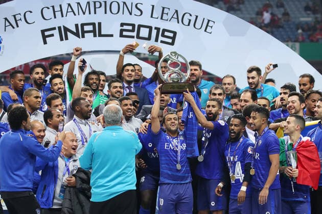 Al Hilal team group, Mannschaftsbild, Totale NOVEMBER 24, 2019 - Football Soccer : AFC Champions League 2019 Award Ceremony at Saitama Stadium 2002, Saitama, Japan. Noxthirdxpartyxsales  (117231240)