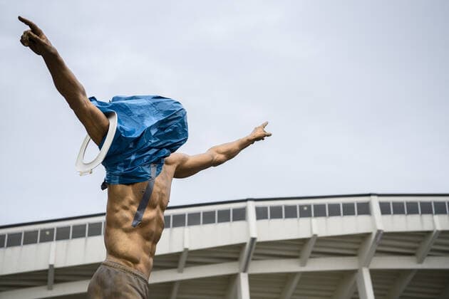 Bilder des Jahres 2019, Sport 11 November Sport Bilder des Tages 191127 The statue of Zlatan Ibrahimovic has been vandalized after Zlatan Ibrahimovic invests in Stockholm club Hammarby on November 27, 2019 in Malmö. Photo: Petter Arvidson BILDBYRAN kod PA 92390 bbeng fotboll football soccer zlatan ibrahimovic staty statue *** 191127 The statue of Zlatan Ibrahimovic has been vandalized after Zlatan Ibrahimovic invests in Stockholm club Hammarby on November 27, 2019 in Malmö Photo Petter Arvidson BILDBYRAN code PA 92390 bbeng football football soccer zlatan ibrahimovic statue,  Copyright: PETTERxARVIDSON BB191127PA001