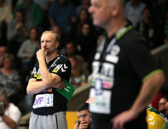 BAU 28.11.2019 Göppingen Handball Frisch Auf Göppingen vs. HSG Wetzlar, Trainer Hartmut Mayerhoffer (Göppingen)